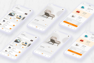时尚的电商APP UI模板（PSD,XD）