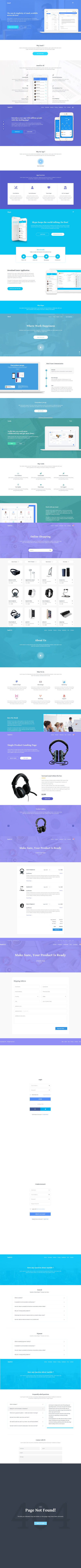 SaaSLab 软件 SaaS and网页APP模板
