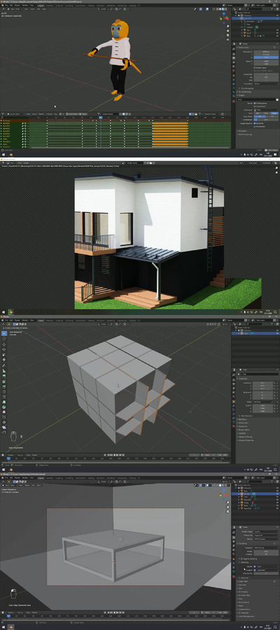 Blender 3D 游戲建模與渲染