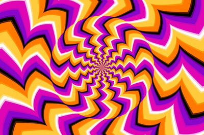 迷幻视错觉主题艺术背景