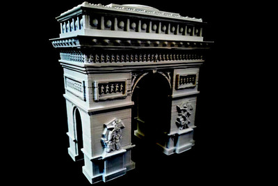 凯旋门3d模型免费下载（FBX,C4D可用）