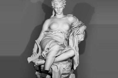 祭女星Velleda雕塑3D模型免费下载（FBX,C4D能用）