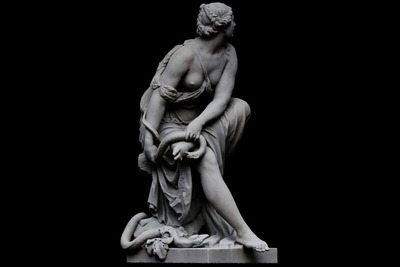 希腊神话欧律比亚Eurydice雕像3D模型免费下载（FBX，C4D可用）