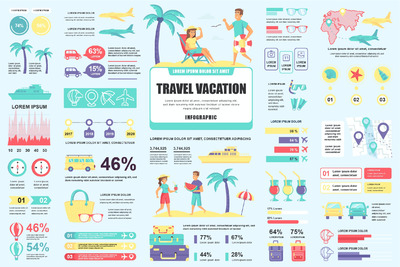 旅行信息数据图表（AI,EPS,JPG,PNG,PDF,SVG）