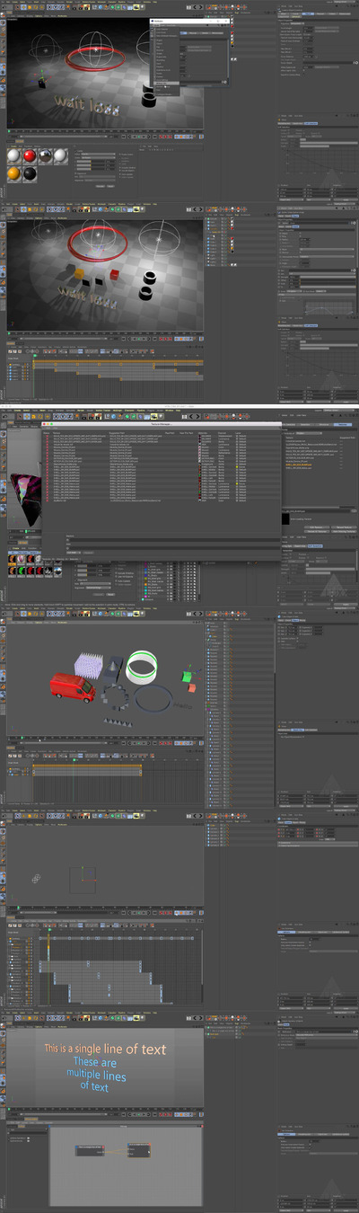 C4D高效工作小教程