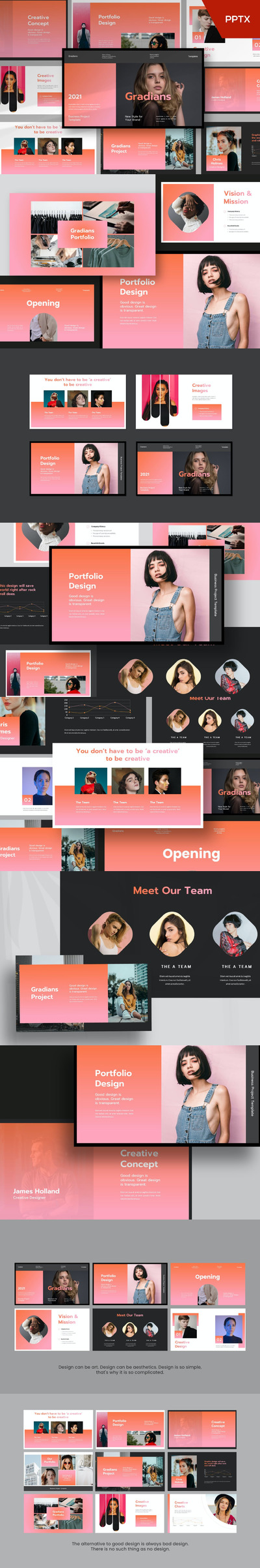 时尚高端清新个性的高品质多用途大数据powerpoint幻灯片演示模板（pptx）