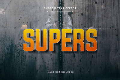 3D文字效果图层样式样机展示模型mockups