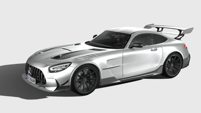 奔驰跑车 Mercedes-Benz AMG GT Black Series 2021 3D模型下载（FBX）