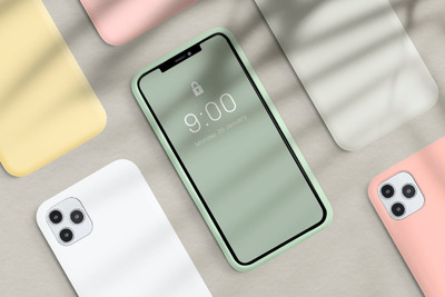 手机外壳&UI设计样机（PSD）