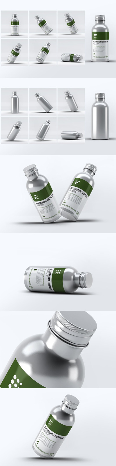 铝瓶包装设计样机（PSD）