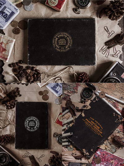 经典的书籍封面设计展示样机（PSD）