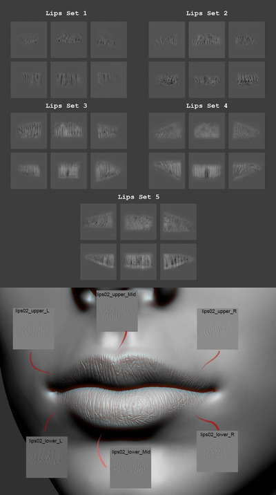 唇部細節筆刷包