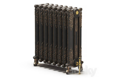 复古雕花风格的暖气片3D模型下载（FBX，MAX）