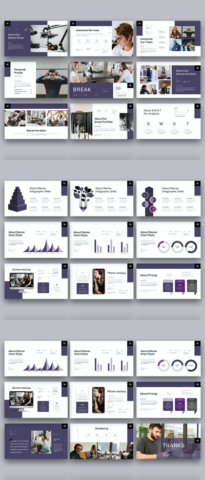 高端企业PPT模板下载（PPTX）