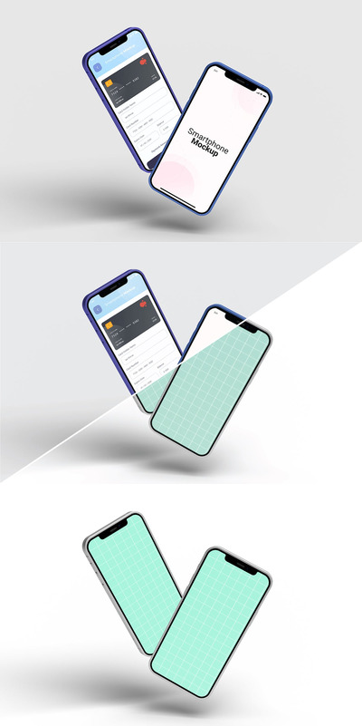 优秀的智能手机样机（PSD）