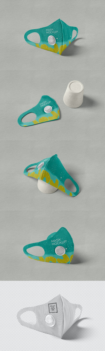 织物口罩模型样机（PSD）