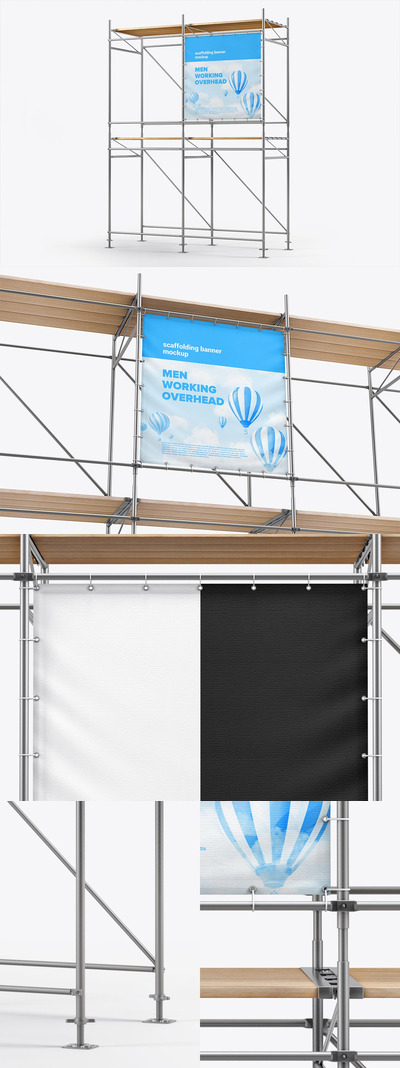 脚手架横幅模型模板（PSD）