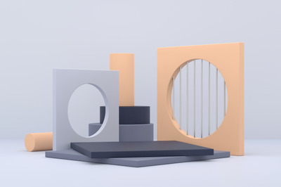 3D渲染产品展示设计背景[JPG]