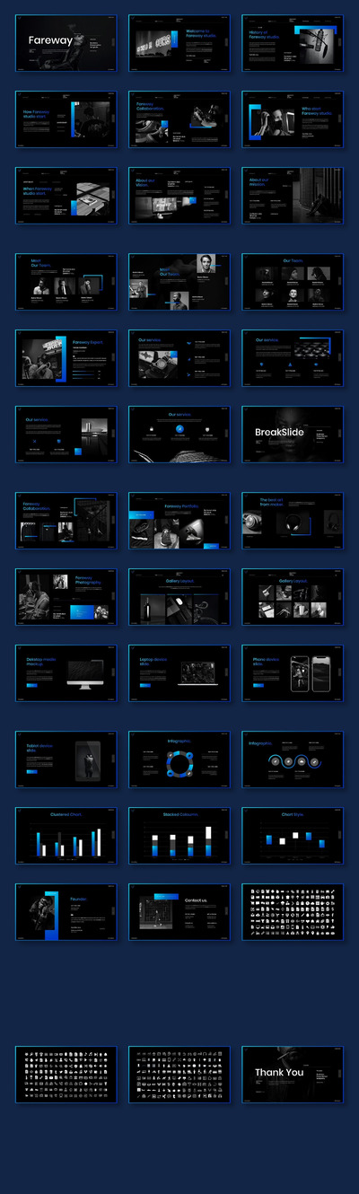 深色酷炫PPT模板（PPTX）