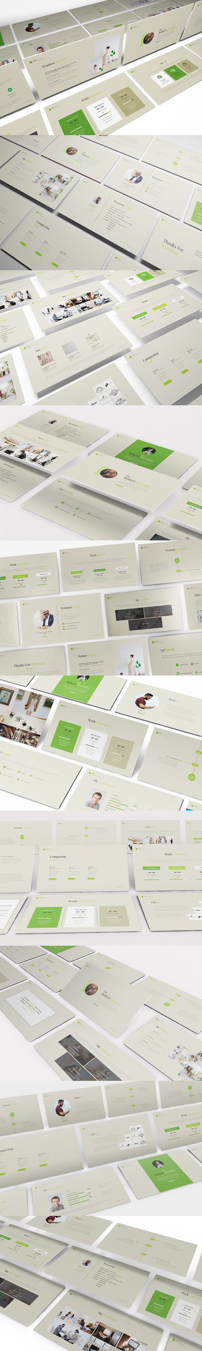 常用简历PPT模板（PPTX）