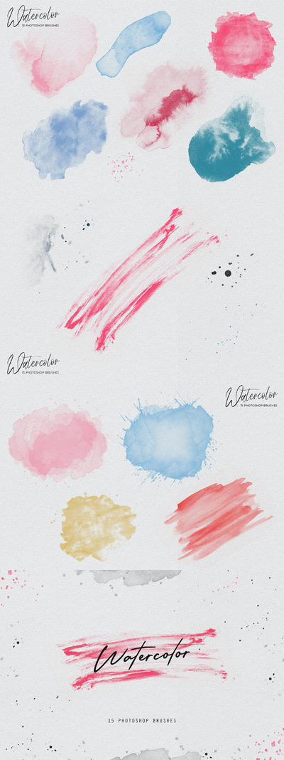 水彩PS笔刷（ABR）