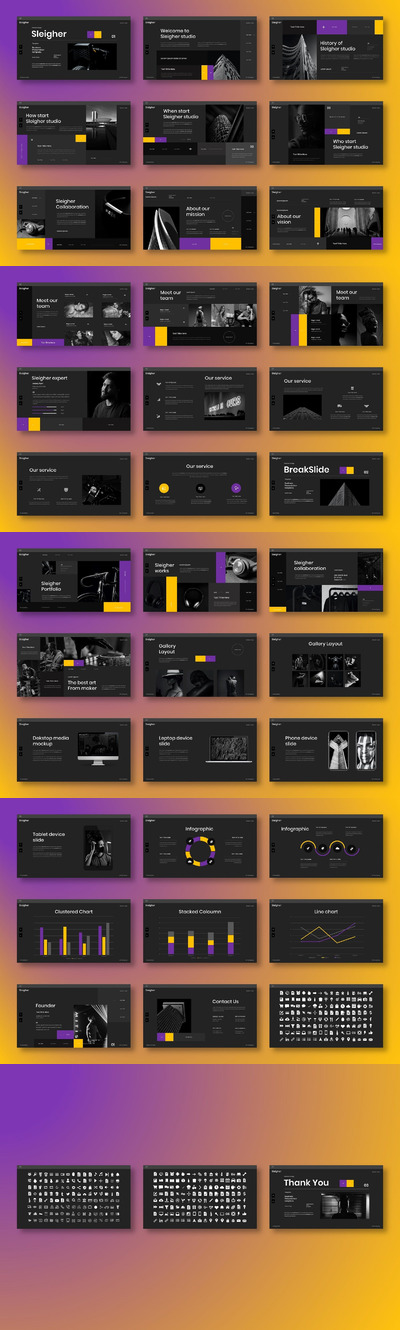 酷炫商业PPT模板（PPTX）