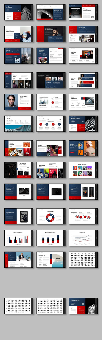 时尚商业PPT模板（PPTX）