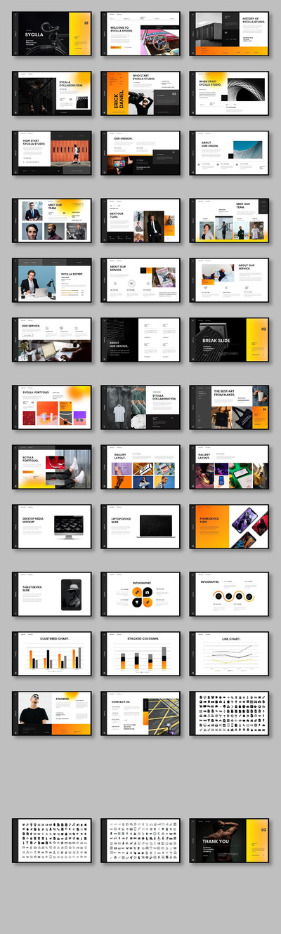 创意机构必备PPT模板（PPTX）