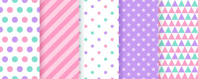 几何形状图案无缝背景