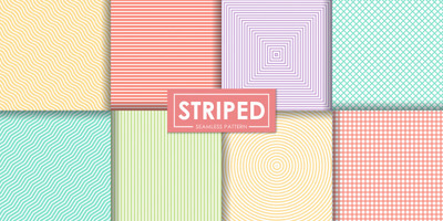 条纹无缝图案矢量背景