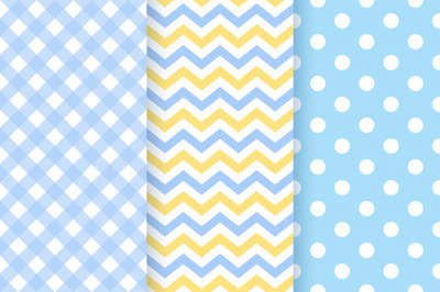 婴儿派对无缝图案背景