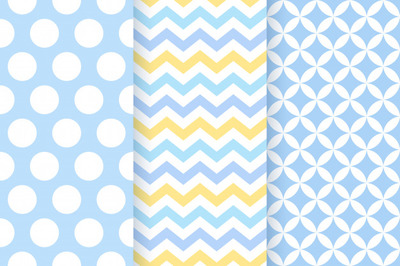 婴儿风格的几何无缝图案背景