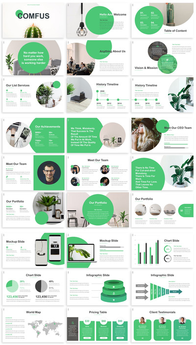 时尚建业的商业计划书模板（PPTX）