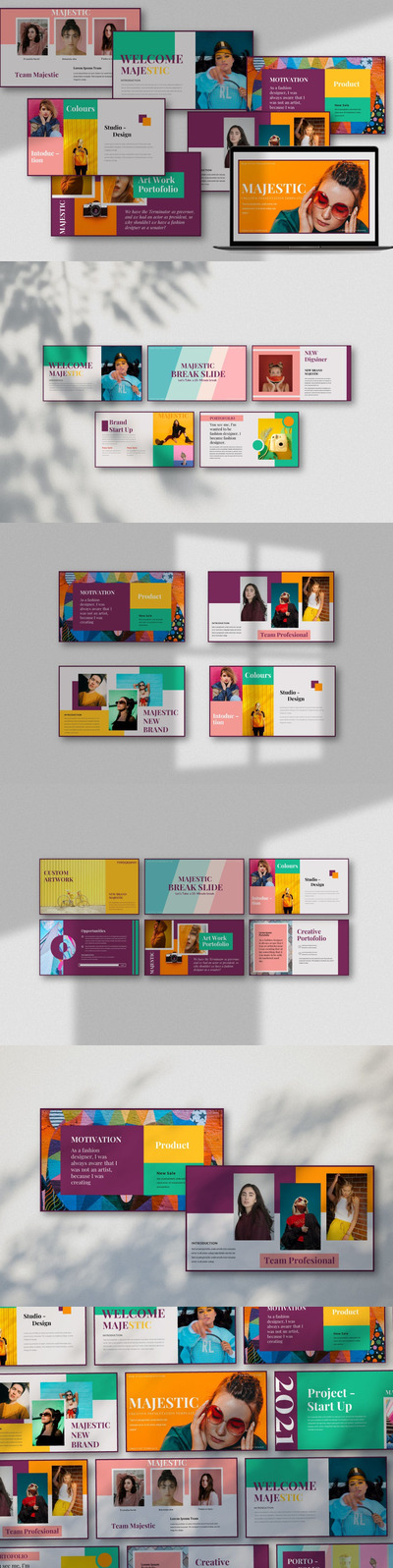 时尚的企业PPT模板（PPTX）