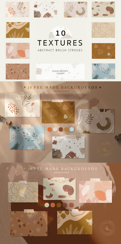 时尚高端抽象简约优雅背景底纹纹理集合