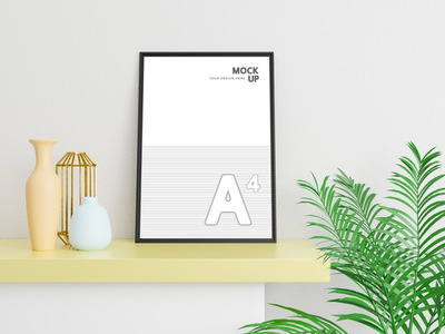 创意的传单海报模型[PSD]