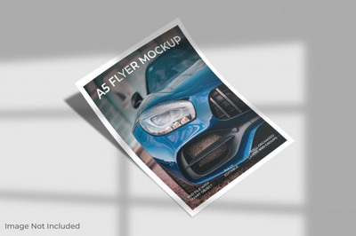 A5尺寸传单设计模型 [PSD]