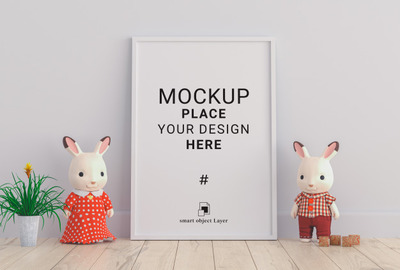 室内儿童房框架样机[PSD]