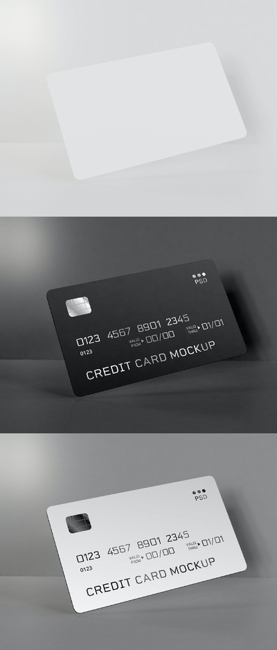 信用卡银行卡设计展示样机（PSD）