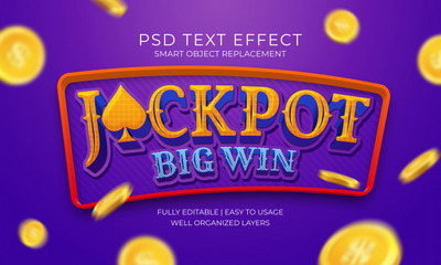 头奖大奖胜利文本效果样式[PSD]