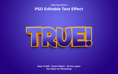 有趣的文本效果模板[PSD]