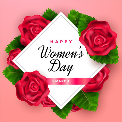 优雅的妇女节横幅背景