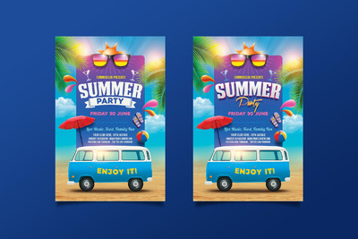 夏季海报活动海报（PSD）