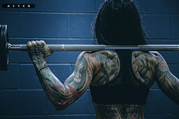 HDR效果健身房运动照片处理ps动作下载