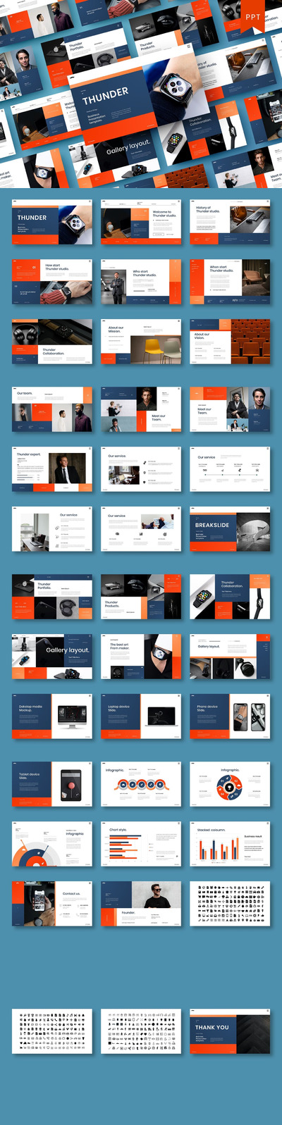 时尚高端专业多用途的高品质powerpoint幻灯片演示模板（pptx）