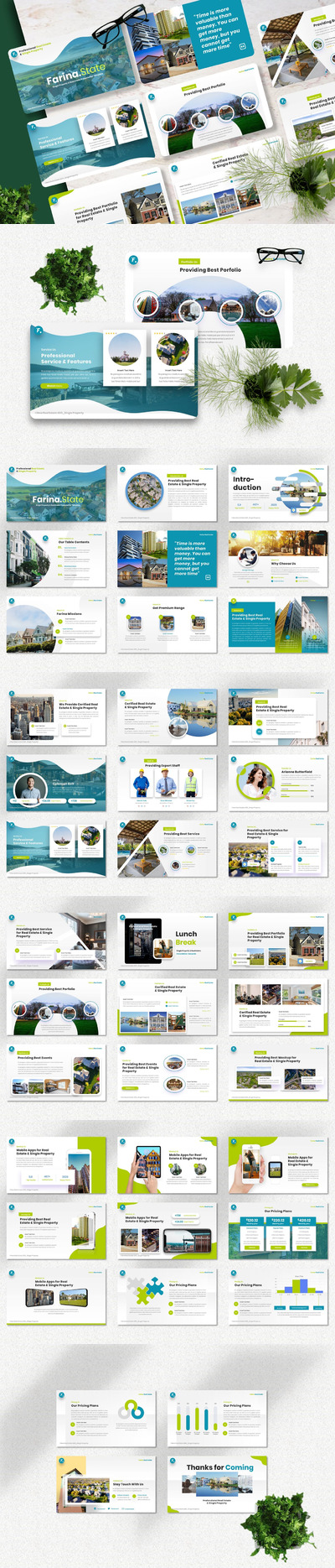 时尚高端简约多用途的高品质powerpoint幻灯片演示模板（pptx）