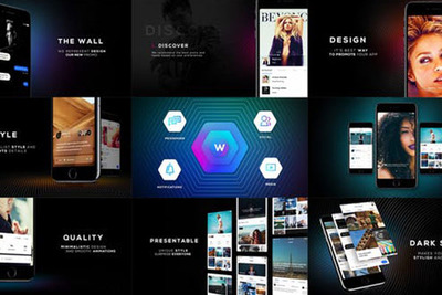iPhone手机应用演示介绍视频AE模板