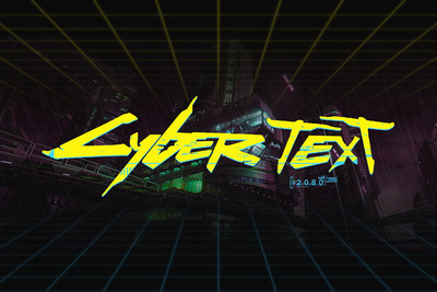 酷炫的朋克文字效果样式