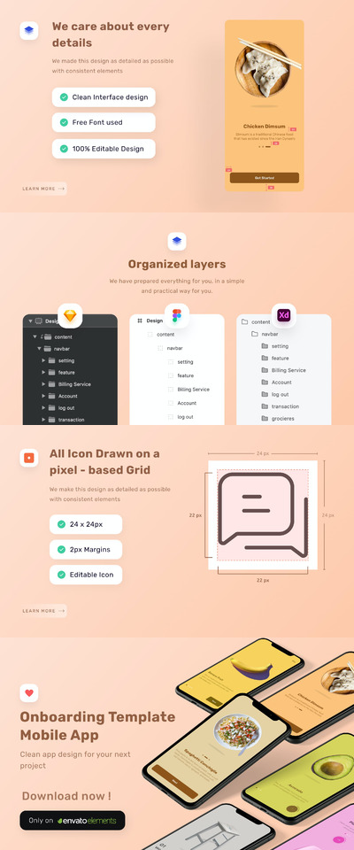 广告着陆页APP广告（FIG,SKETCH,XD）