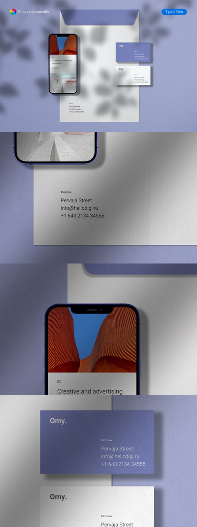 简约高端优雅UI设计样机展示模型mockups